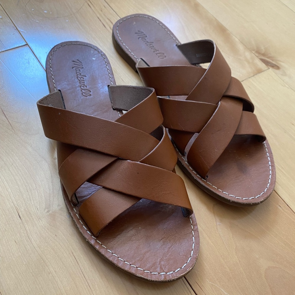 Madewell leather slides